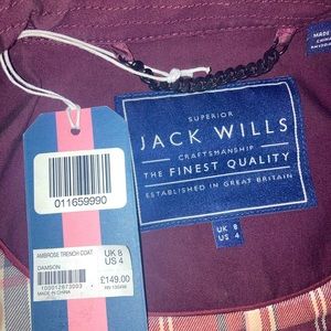 Superior Jack Wills Craftsmanship Trench Coat